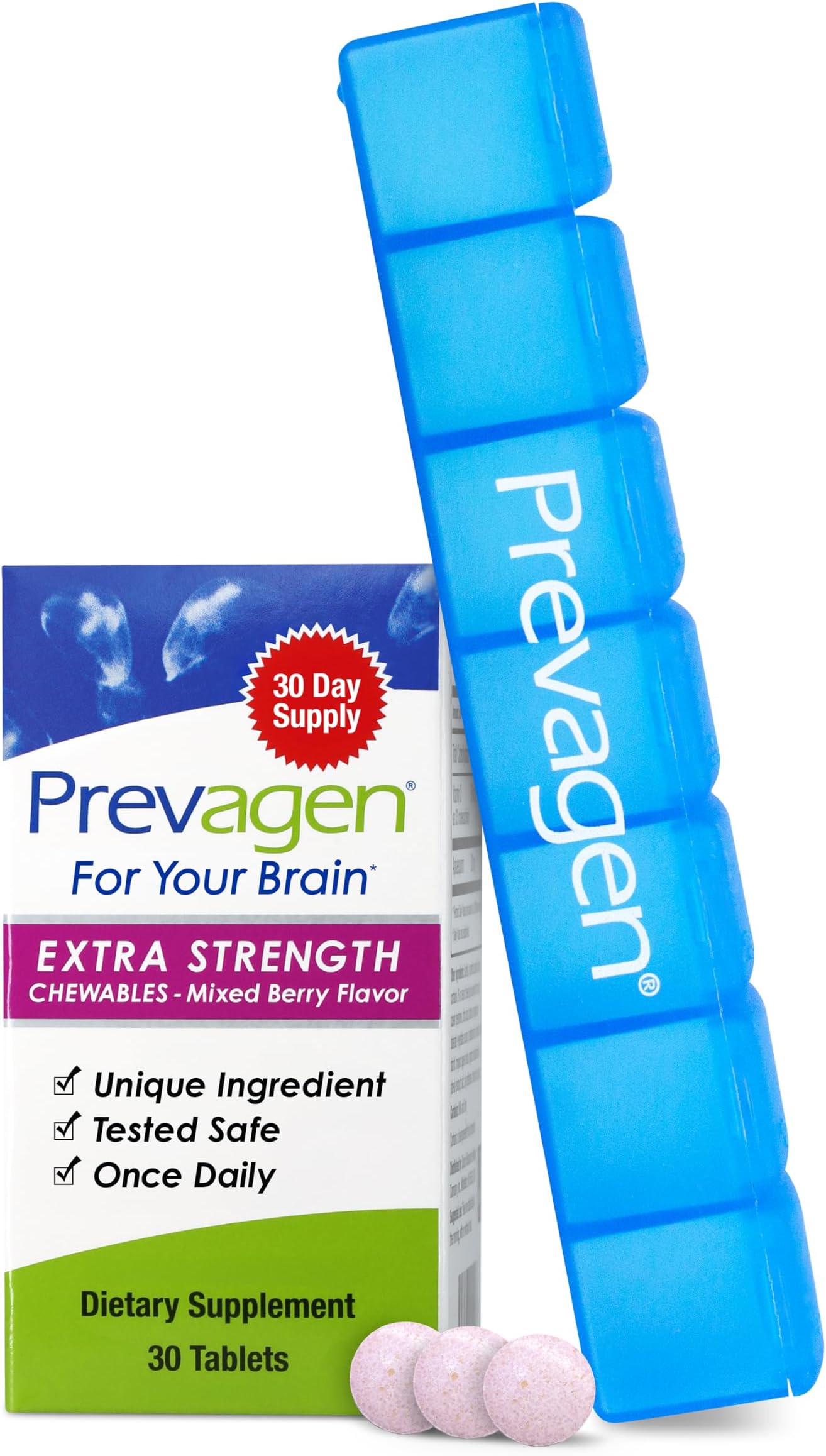 (Quincy-Bioscience) Extra Strength Chewables Mixed Berry 20 Milligrams 30 Chwbls