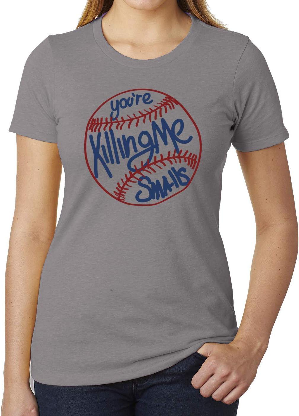 You're Killing me Smalls Women's Graphic Tee, Funny Baseball Shirts
