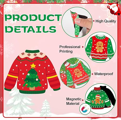 Miniatura 17 de Wiooffen 36 imanes del día de San Patricio para refrigerador del día de San Patricio, decoración magnética, gnomo, imanes de trébol irlandés