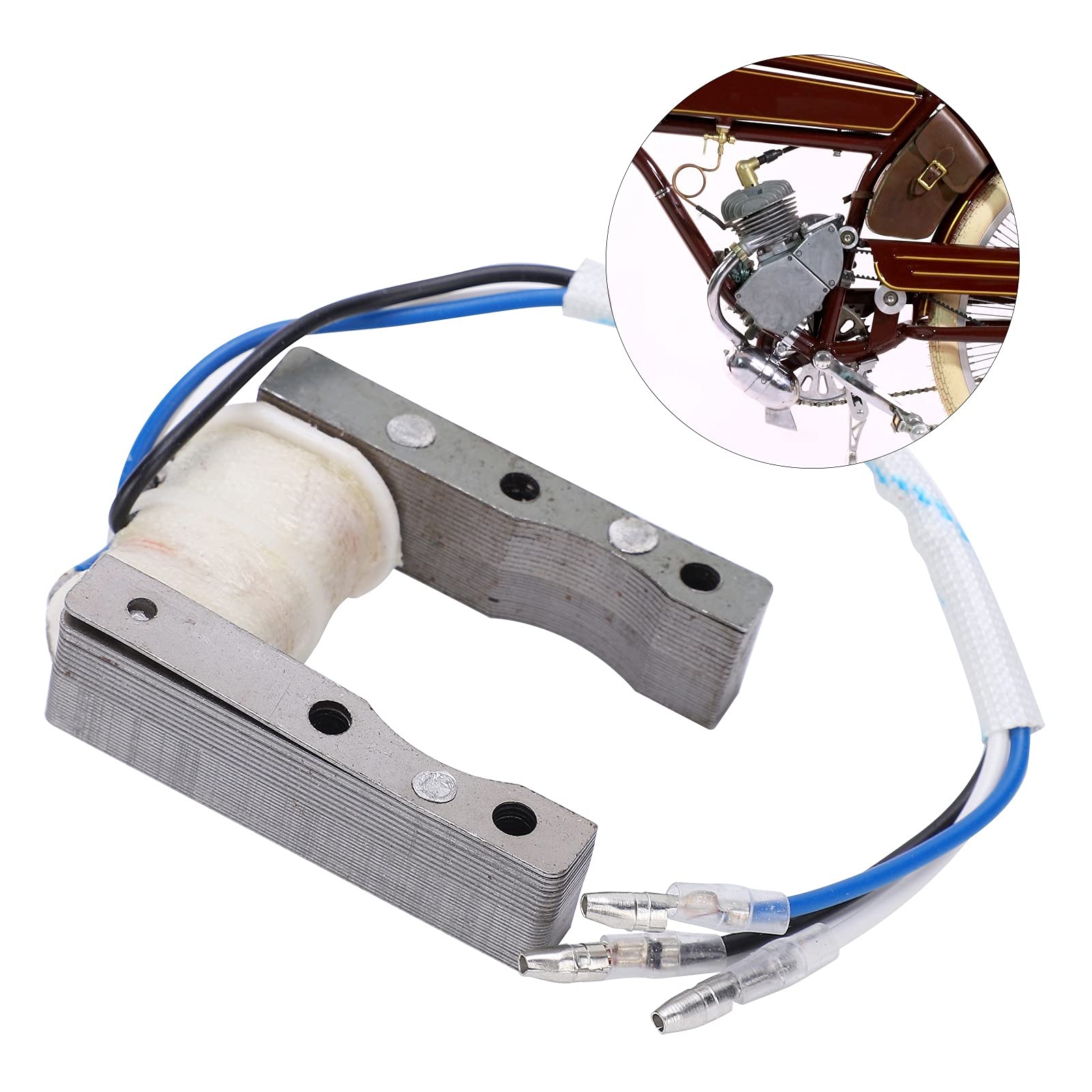 80ccm Motor Magneto Coil CDI 2 Stroke 48c 70cc 80cc Motorised Motorized Zündspule 2-Takt Motorrad
