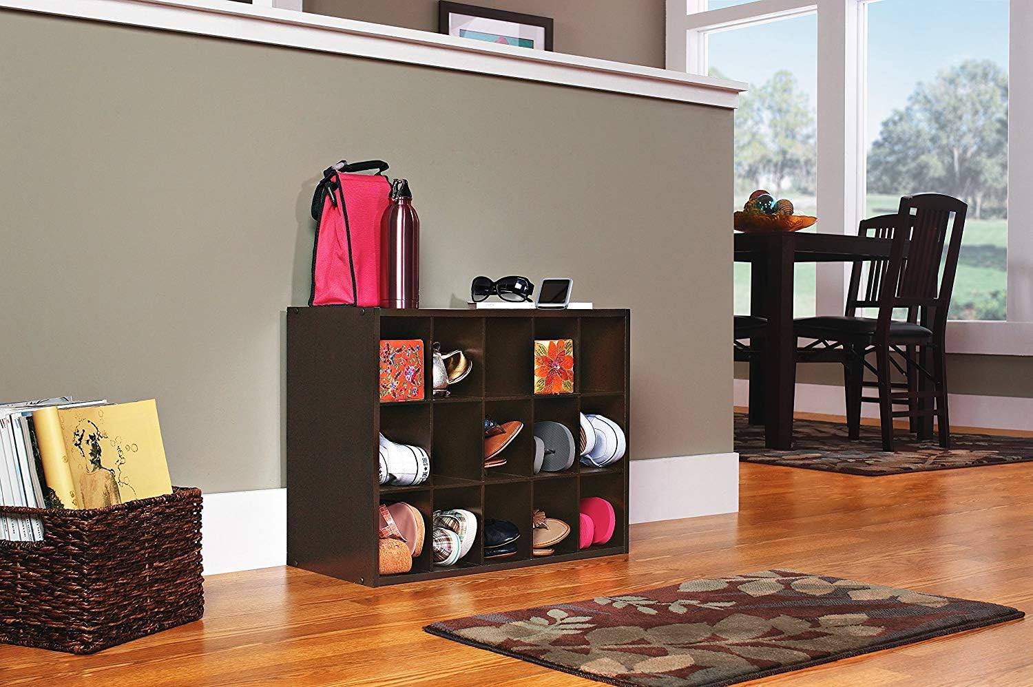 Promo Discount Up To 70% Off ClosetMaid 8929 Stackable 15-Unit Organizer, Espresso