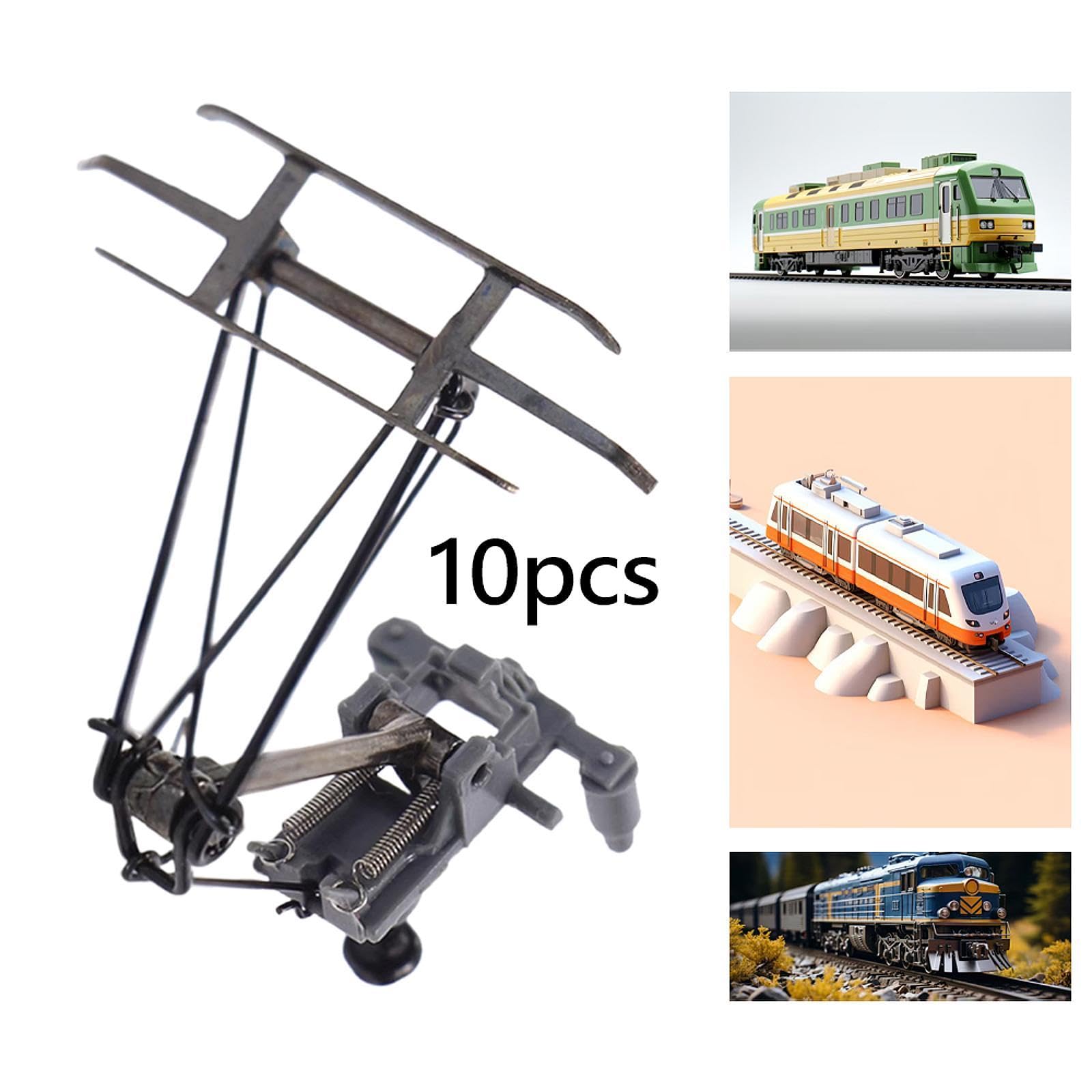 10 Unités Train Model Arm Pantographs Bow for Railway Landscaping Ho Scale
