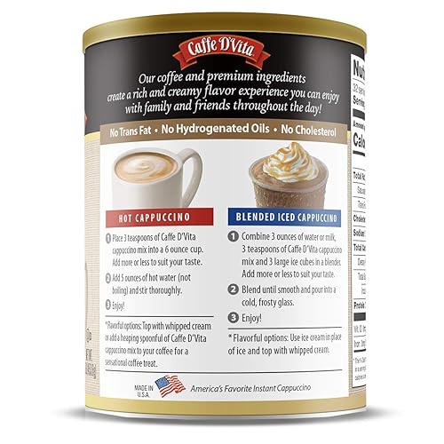 Miniatura 8 de Caffe D'Vita Cappuccino, crema irlandesa, paquete de 6 (16 onzas)