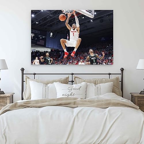 Miniatura 6 de EkSma Obi Toppin - Póster clásico Slam Dunk Pintura sobre lienzo, arte de pared, impresión de pergamino, pared de sala de estar, decoración de