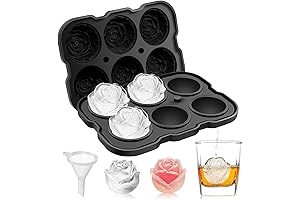 Mikiwon Rose Ice Cube Trays: Elevate Your Cocktails with Sculptural Perfection