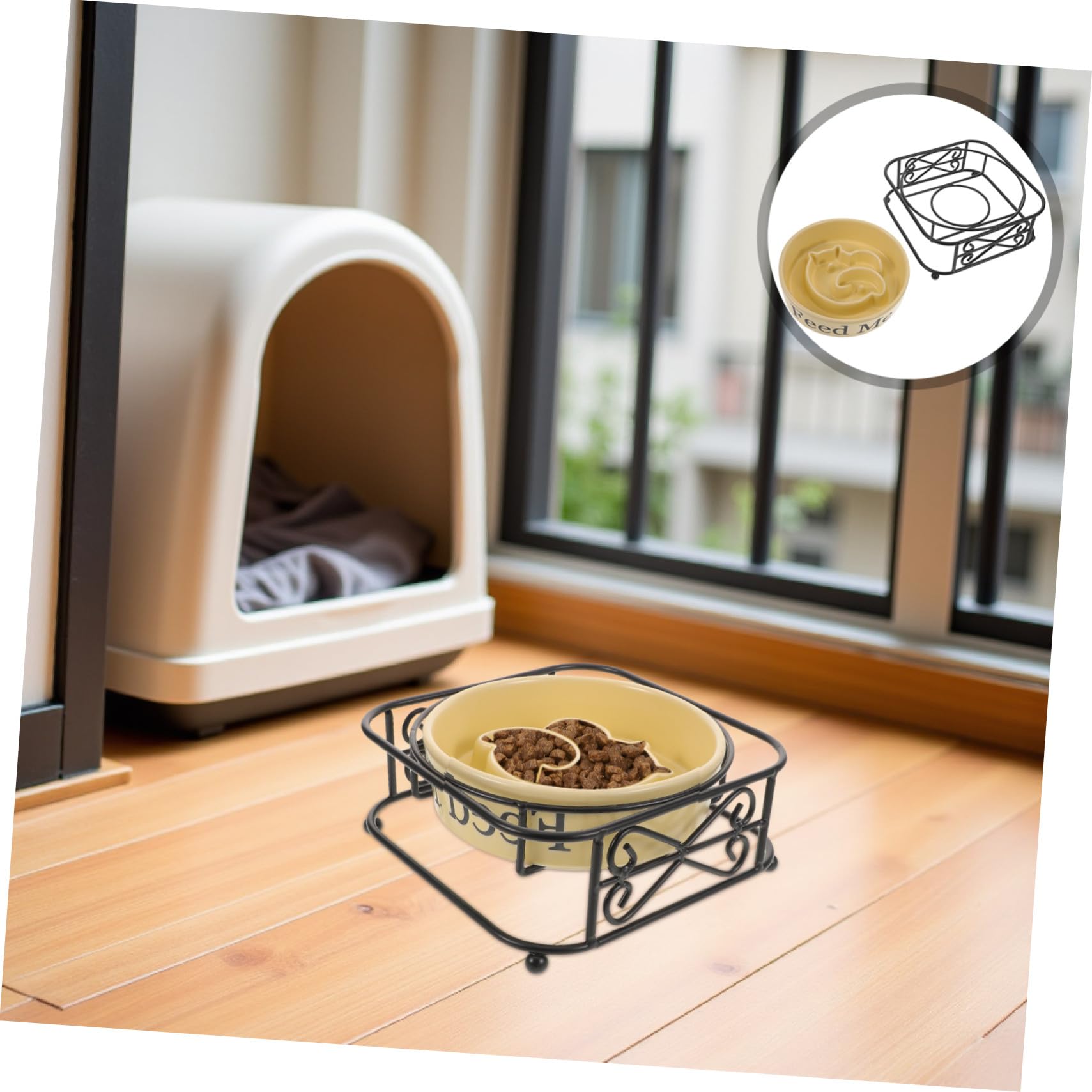 Gatuida Comedero Maze De para Perros Pequeños Comedero Lento para Perros Lento para Gatos para para De