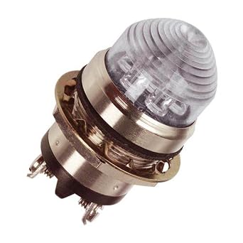 DIALIGHT 556-3504-304F 556 Series Red 28.5 mm 24 V 46 mA Dome Lens LED Indicator Panel Mount - 1 Items