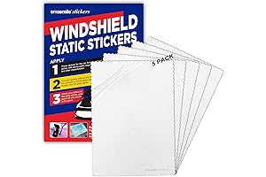 Windshield Sticker Applicator 5 Pack - The Perfect Solution for Hassle-Free Sticker Application