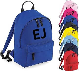 Personalised Initials Backpack Rucksack School bags Girls Boys Personalised Bags