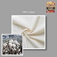 Vista 7 de TOPDesign – Paquete de 6 bolsas de tela de algodón de 16 pulgadas x 15 pulgadas, ligeras, medianas y reutilizables, adecuadas para bricolaje