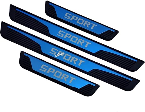 GZBFTDH Protector de rasguños para umbral de puerta de automóvil, para Chevy Blazer Trax Bolt EVEUV, accesorios de automóvil, cubierta de acero para