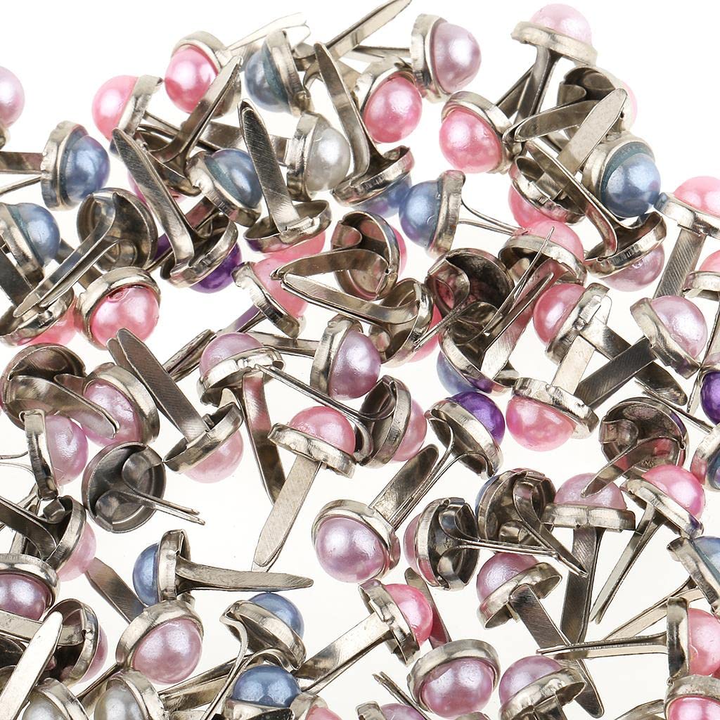 200 Attaches Parisiennes Miniatures Argentées - Pour Scrapbooking Et Travaux Manuels