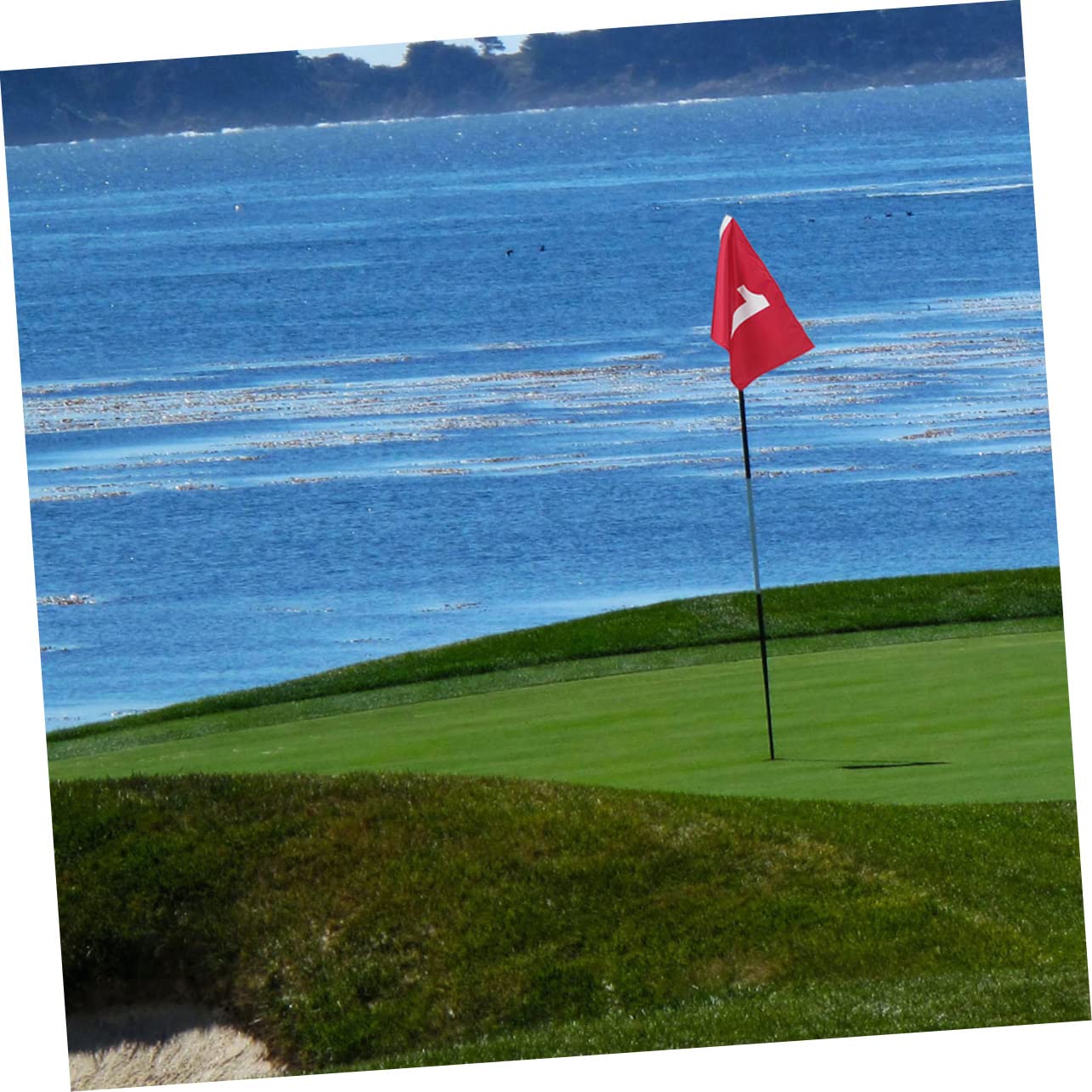 WHAMVOX Golf Course Pin Flags 4 Pack Numbered Golf Flags Practical Design for Training and Improving Goal Tolerance