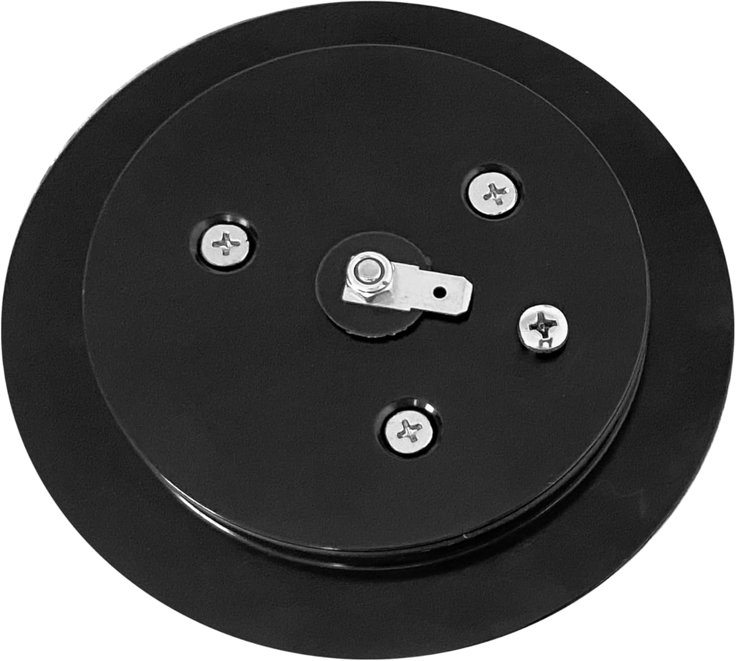 X-AVION 14" Billet Black GM Classic Car Steering Wheel Leather Half Wrapped '3-SLOT' Style Steering Wheel with Horn Button, Fits Most 1967-94 GM Cars