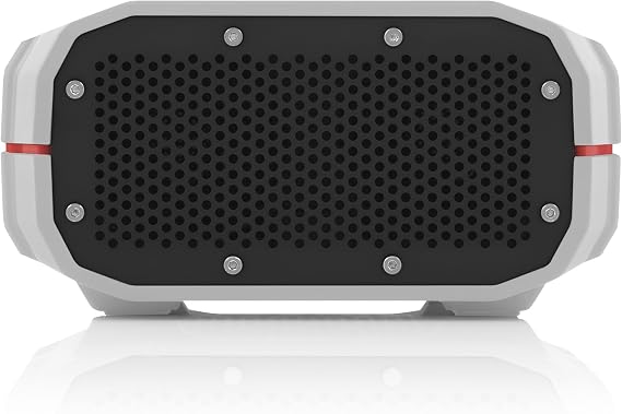 Braven BRV-1 Portable Waterproof Bluetooth Speaker (Grey/Red)