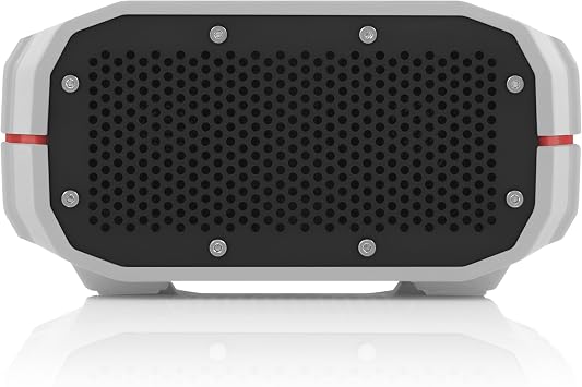 Braven BRV-1 Portable Waterproof Bluetooth Speaker (Grey/Red)