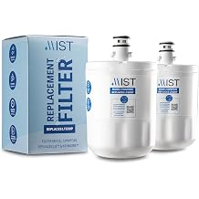 Mist 5231JA2002A Refrigerator Water Filter Replacement for LG LT500P, ADQ72910911, Kenmore 9890, Fridge LFX25974ST NSF 42 Certified 2 Pack