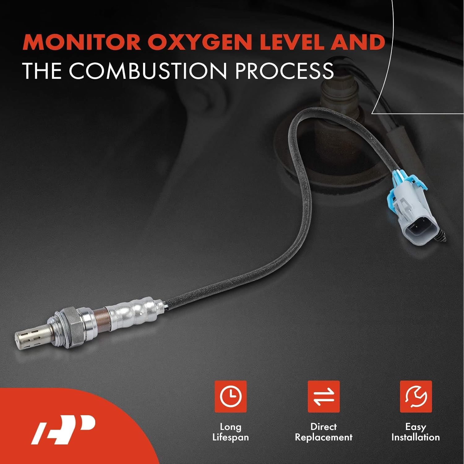 A-Premium Set of 4 O2 Oxygen Sensor (Upstream and Downstream) Compatible with Chevy, GMC, Cadillac & Pontiac - Silverado 1500, Malibu, Tahoe, Sierra 1500, Yukon, Escalade