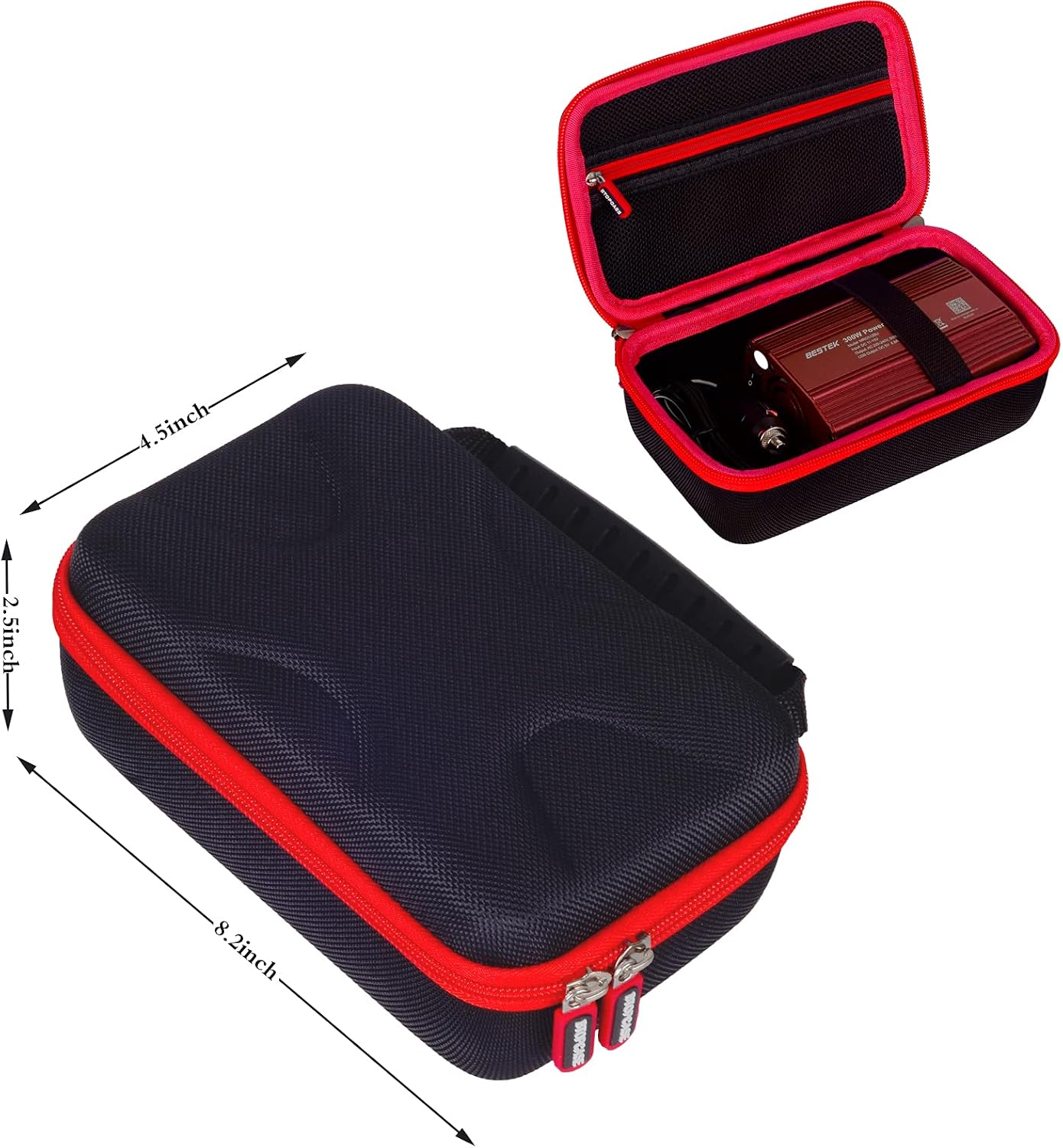 Hard EVA Protective Carrying Storage Case for BESTEK, ALLWEI, Geloo, VOLTWORKS 300W Car Power Inverters