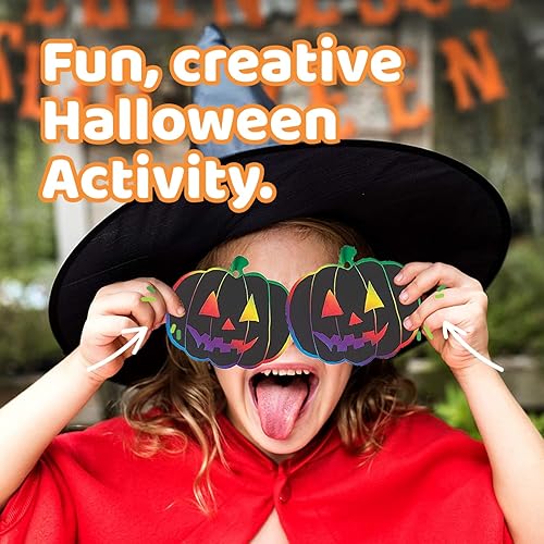 Miniatura 4 de Manualidades mágicas de Halloween para niños y adultos, decoraciones de Halloween, adornos de manualidades de casa encantada, incluye 24 adornos de