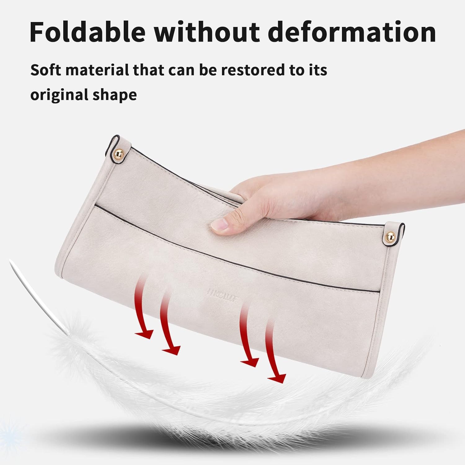 HKCLUF Crossbody Bags for Women Trendy Vegan Leather Hobo Handbags With 2PCS Adjustable Guitar Strap Shoulder Bucket Bags - Image 6