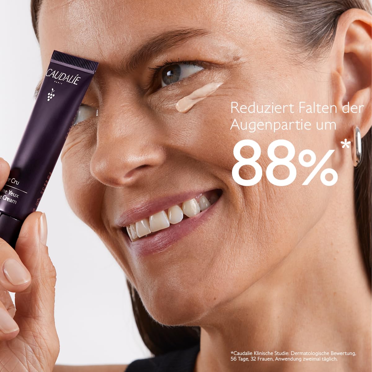 Caudalie Premier Cru Die Augencreme mit Hyaluronsäure & Natürlicher aufpolsternder Füllstoff - 15ml