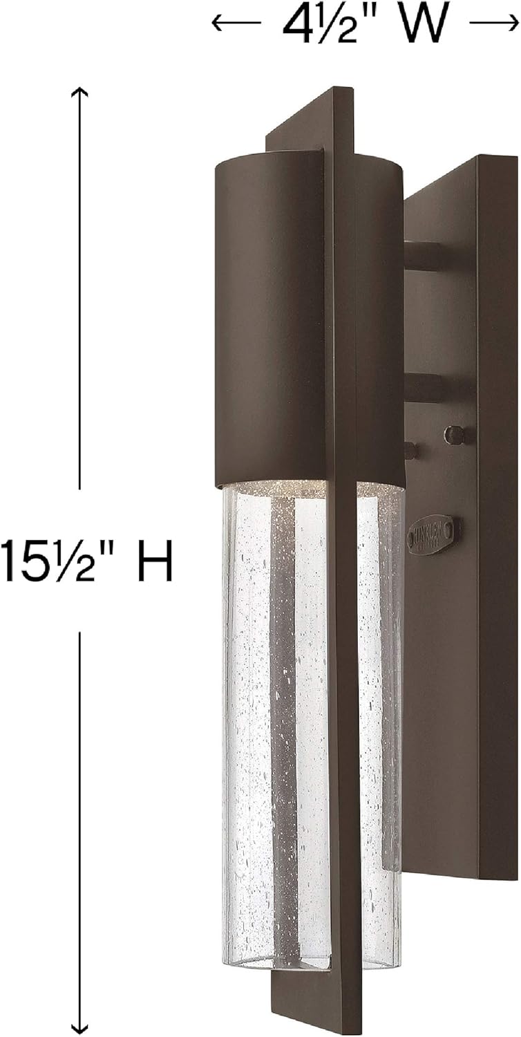 Buу 1 gеt 1 Hinkley 1326KZ Transitional One Light Wall Mount from Shelter Collection in Bronze/Dark Finish, Extra Small, See Image