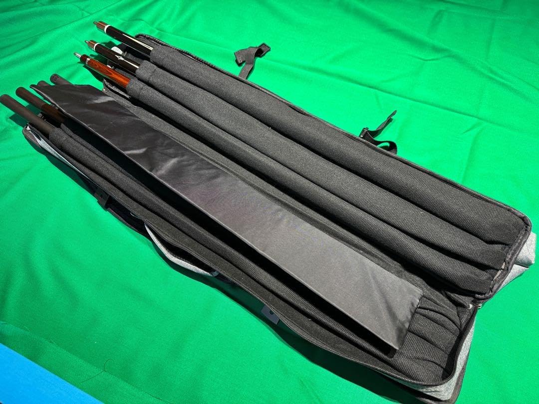 ビリヤードキューケース（アーバインスタイル）3B×4S ソフト　新品　ベージュ ビリヤードキューケース（アーバインスタイル）3B×4S ソフト