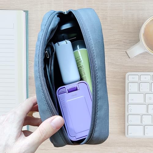 Miniatura 8 de FINEPRO Contenedor portátil de eliminación de agujas de bolígrafo de tamaño 0.2L para cuidado de la diabetes (0.2L, morado + transparente, 3)