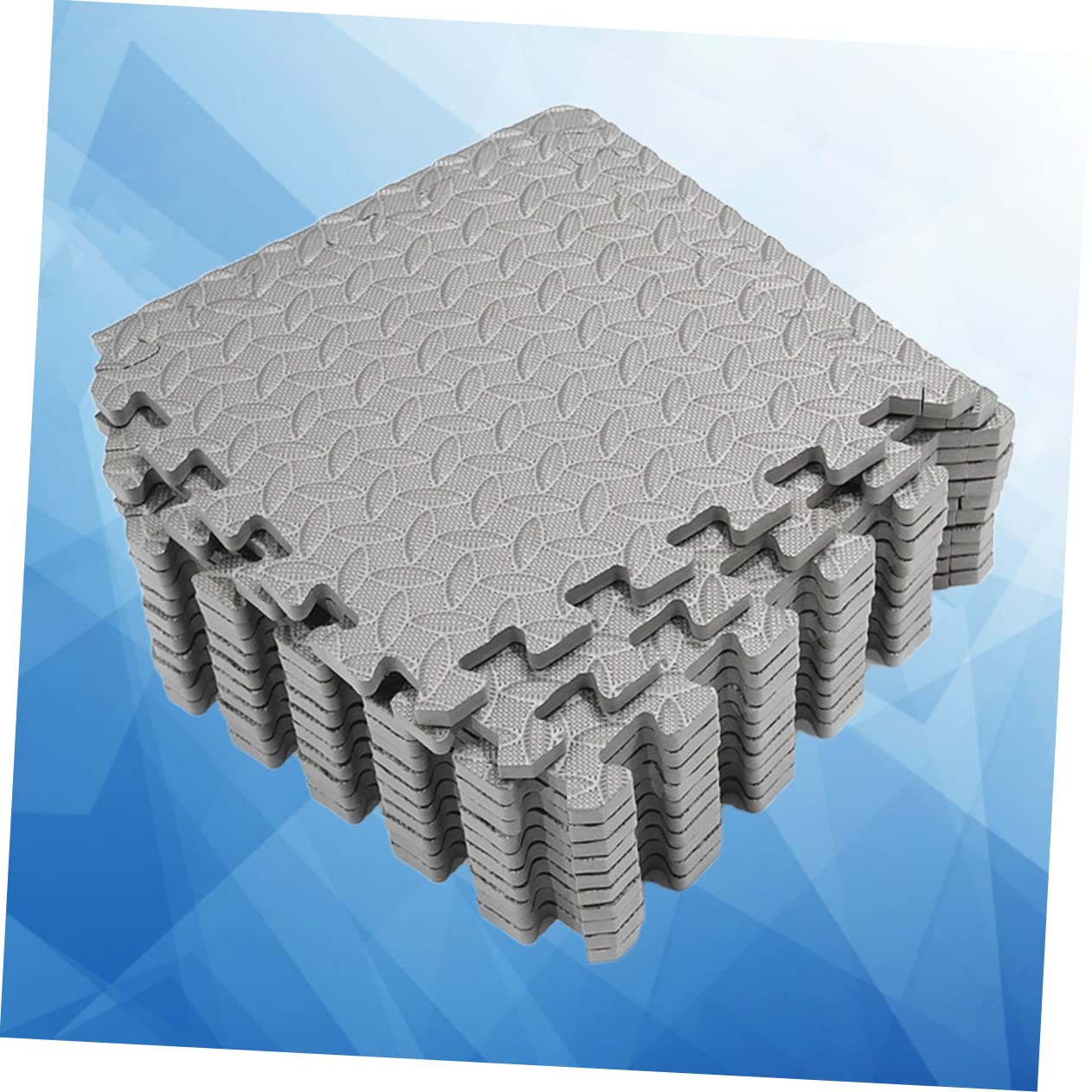 TOYANDONA Alfombra Colchonetas De Espuma para Ejercicios Baldosas De Espuma Entrelazadas Colchoneta De Gimnasia Esteras De Espuma Entrelazadas Piso De Espuma Grey