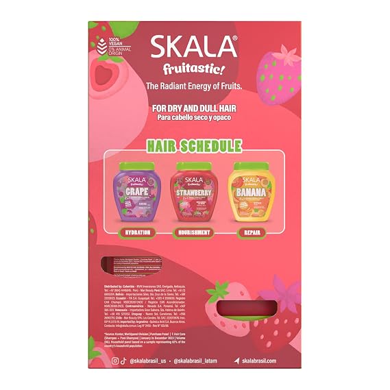 SKALA Fruitastic Strawberry Shampoo & Conditioner Kit 10.99 Fl Oz Each