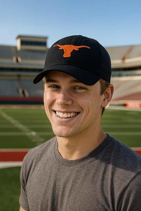 Gorra Ajustable Oficial Texas Longhorns con Logo Bordado miniatura 2
