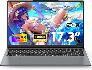 NAIKLULU 17.3 Inch 2026 Laptop RAM 16GB SSD 1TB, N150 Processor (1.2 to 3.6GHz) Laptop Computer Laptop, 6000 Mah/Notebook …