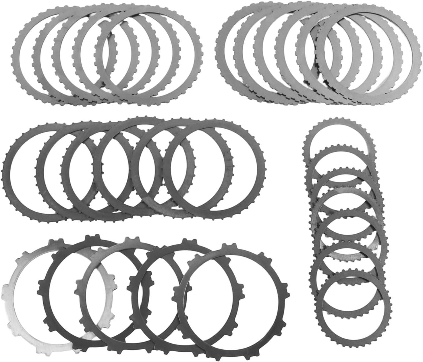 6L80 6L80E 6L90 6L90E Transmission Steel Clutch Plates Kit For GMC TRUCKS CHEVROLET GM CADILLAC HUMMER 2006-UP 6 SPEED ONLY Replaces# 195753A