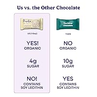 Vista 4 de Pascha, Chispas de chocolate de arroz blanco orgánico para hornear, 7.1 onzas