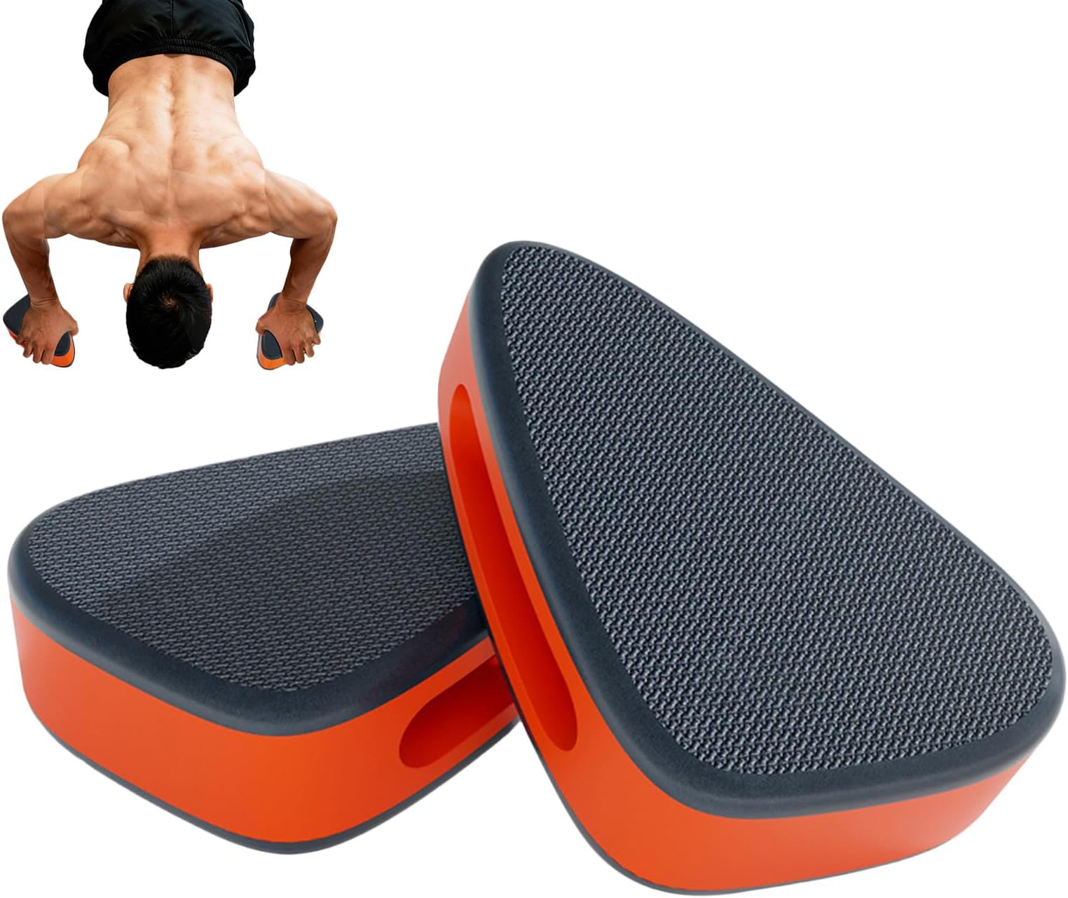 Push Up Grips - Anti-Slip Training Support Pad - Pushup Bars | for Men Women, Home Gym, Sports Activities, Indoor Outdoor Workout