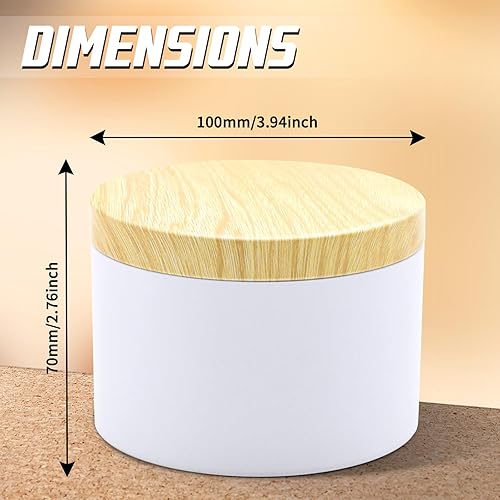 Miniatura 45 de Latas para velas de 16 onzas, paquete de 12 frascos de metal de alta calidad de 16 onzas con tapas para hacer velas, contenedores de velas vacíos a