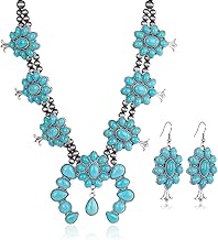Rustic Couture's Western Jewelry Set for Women Cowgirl Vintage Western Necklace Earring
