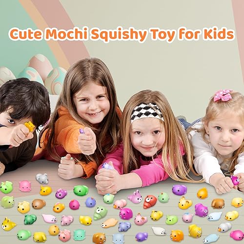 Miniatura 6 de 110 juguetes esponjosos Mochi, mini Kawaii Squishies a granel, juguetes sensoriales para ansiedad, bolsa de golosinas, recuerdos de fiesta para