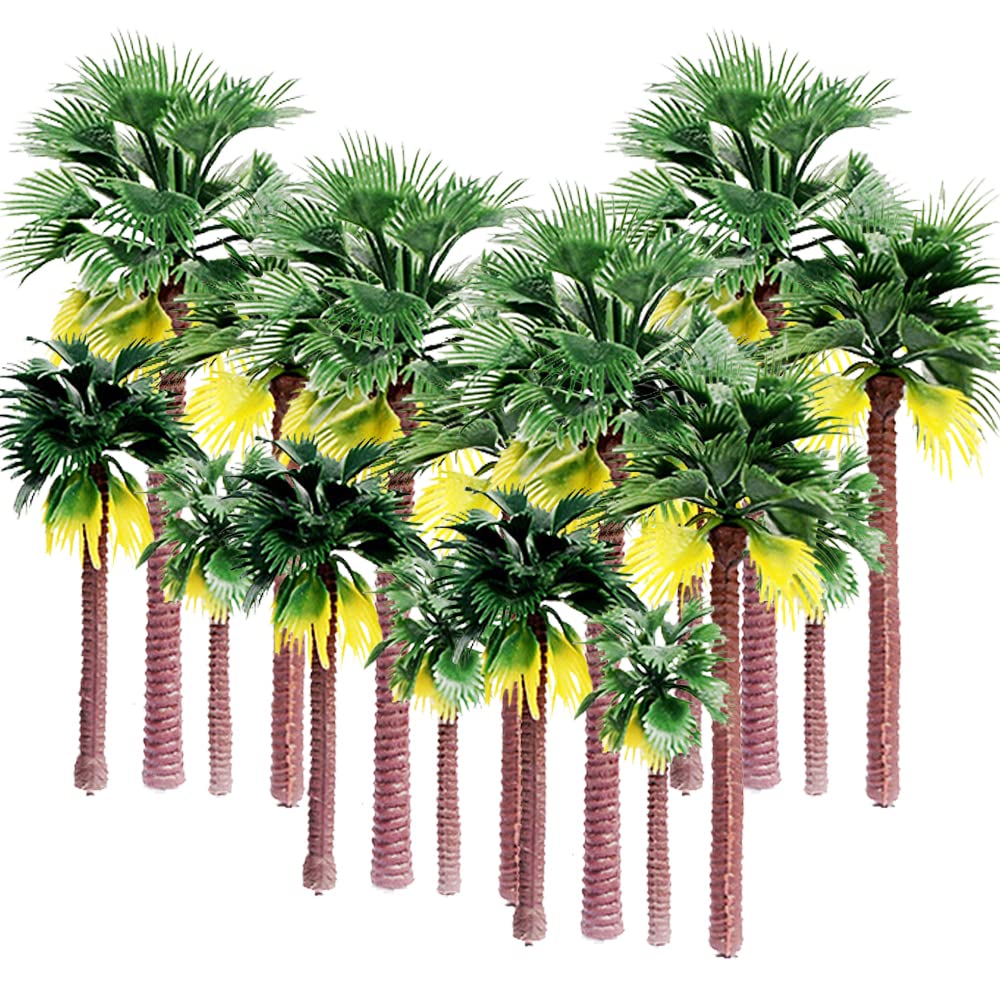 Buy 24 Pieces Palm Tree Model, Model Palm Trees, Miniature Palm Trees