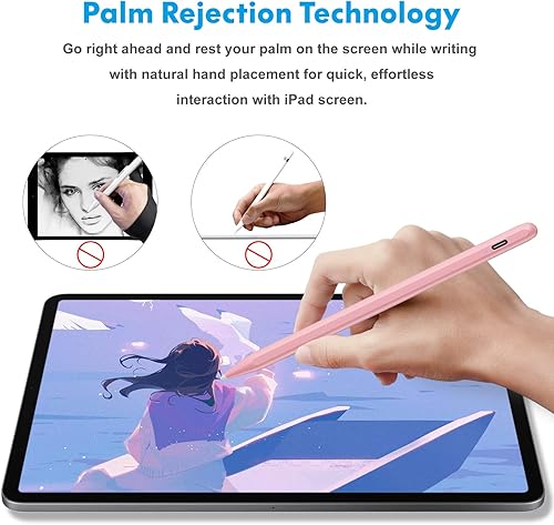 Miniatura 3 de Lápiz óptico para iPad con rechazo de palma, lápiz activo compatible con (2018-2022) Apple iPad 109876 generación, iPad Air 543 generación, iPad Pro