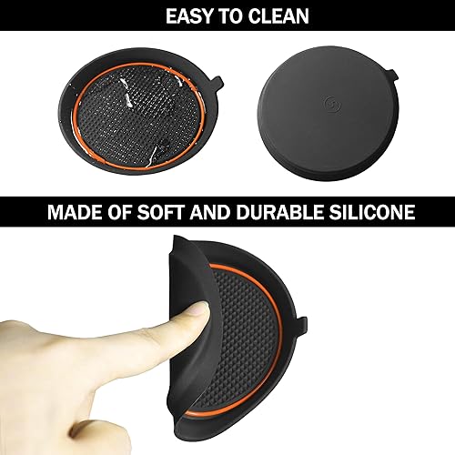 Miniatura 9 de SENSHINE Inserto de portavasos para Subaru Crosstrek Accesorios 2024 Impreza 2024 Accesorios 2024 Forro de consola central, bolsillo de puerta,