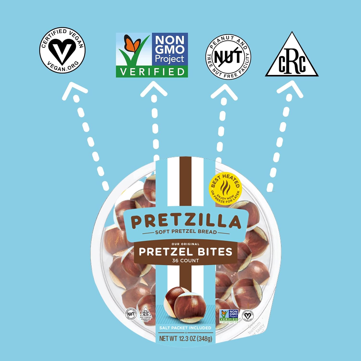 Pretzilla Soft Pretzel Bites Tub