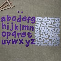 Vista 2 de Troqueles de alfabeto para hacer tarjetas, troqueles de corte de metal de 2 pulgadas para álbumes de recortes, troqueles de Navidad, troqueles