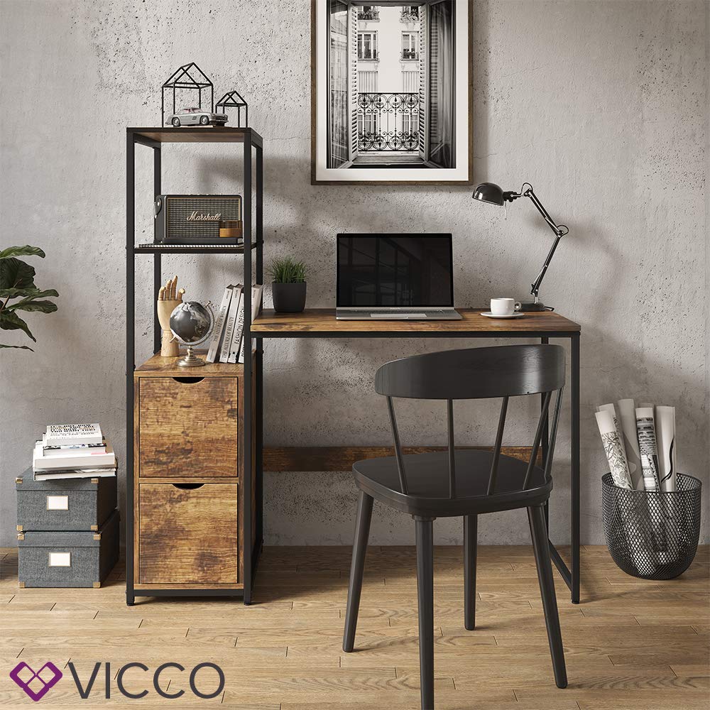 Bureau Black Desk 128cm Zwart Eiken online bestellen / Ventura Design - Ventura Design
