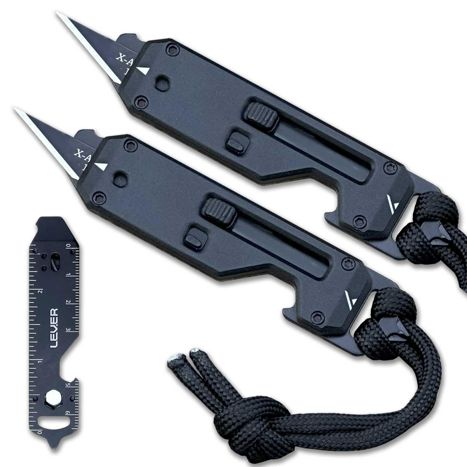 Lever Gear Edge Xt Mini Utility Knife Keychain Multitool W