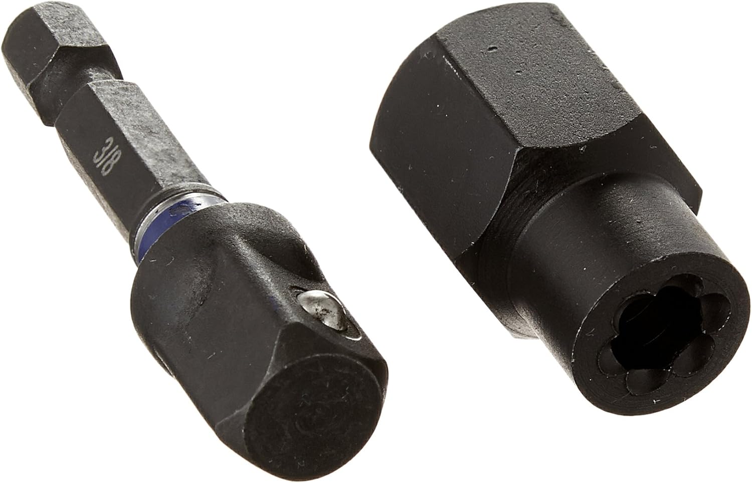 IRWIN Bolt-Grip 1859106 Irwin Tools Impact Performance Series Bolt Grip Bolt Extractor with 3/8-Inch Square Drive with 1/4-Inch Hex Adapter