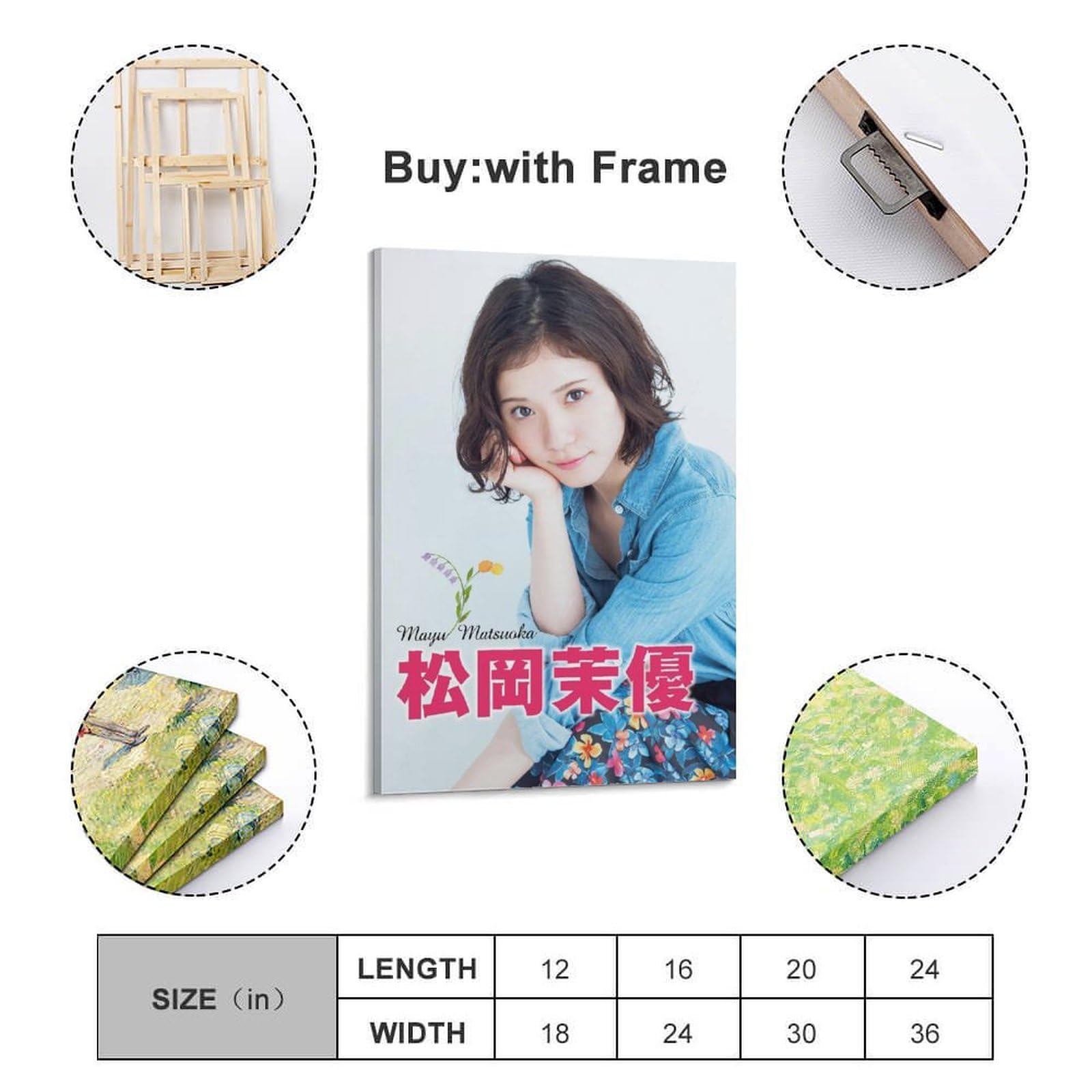 Amazon.co.jp: 松岡茉優 装飾画 松岡茉優 写真集 松岡茉優 ポスター