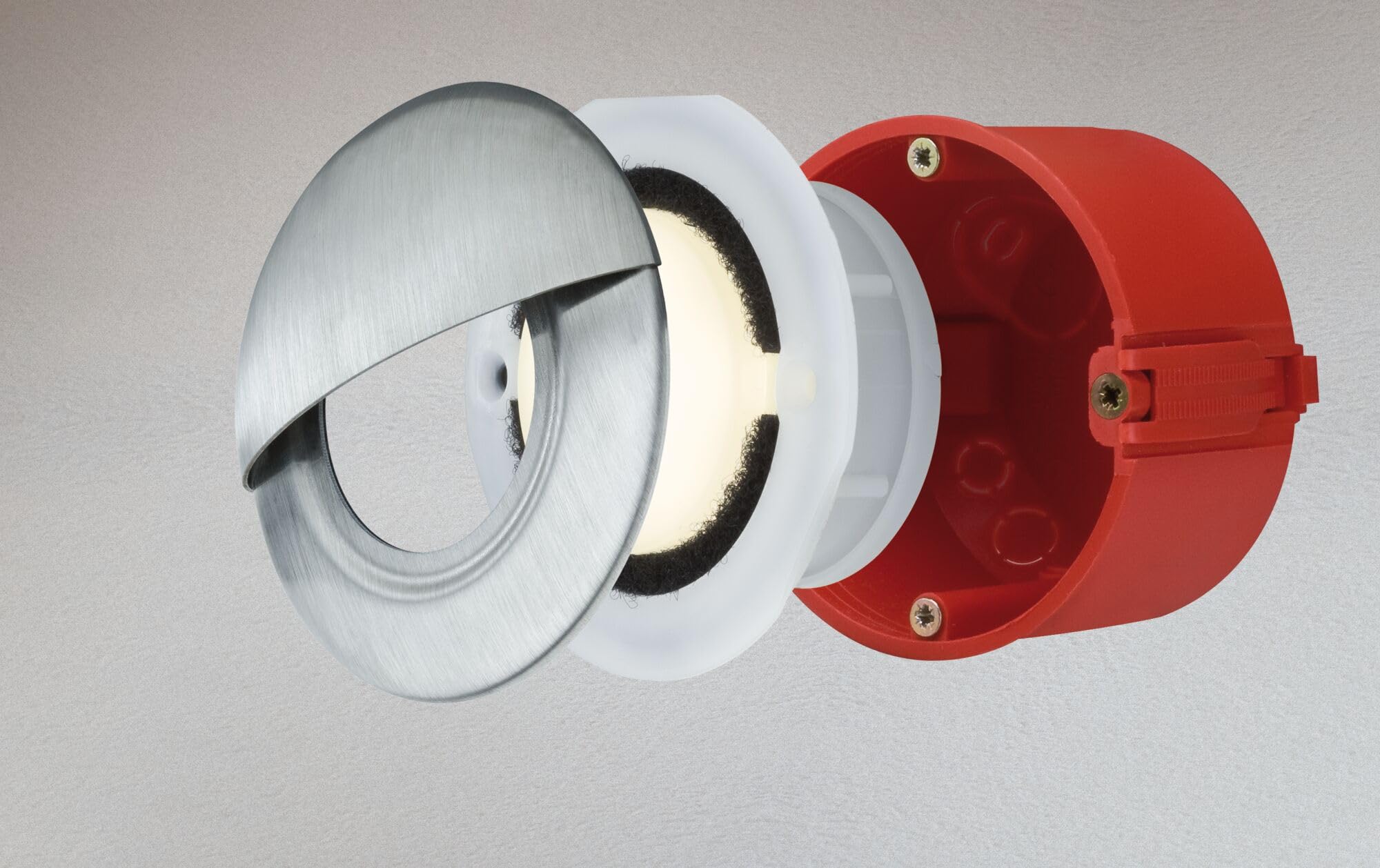 Paulmann Special Kit encastrés LED IP65 1,4W 3000K 230V 76 mm opale