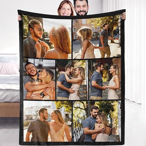 Miniatura 13 de Manta de Forro Polar Sherpa con Foto Personalizada - Suave, Cálida, Mullida - Regalos Personalizados para Parejas, Novio, Novia - Manta con Imagen 1